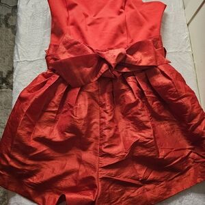 NWT FREE PEOPLE SLEEVELESS RED SHORT JUMPER (MED)